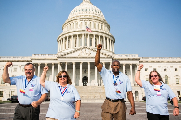 American Cancer Society Cancer Action Network Volunteers at the U.S. Capitol American Cancer Society Cancer Action Network Volunteers at the U.S. Capitol