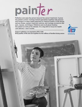 Woman painting
